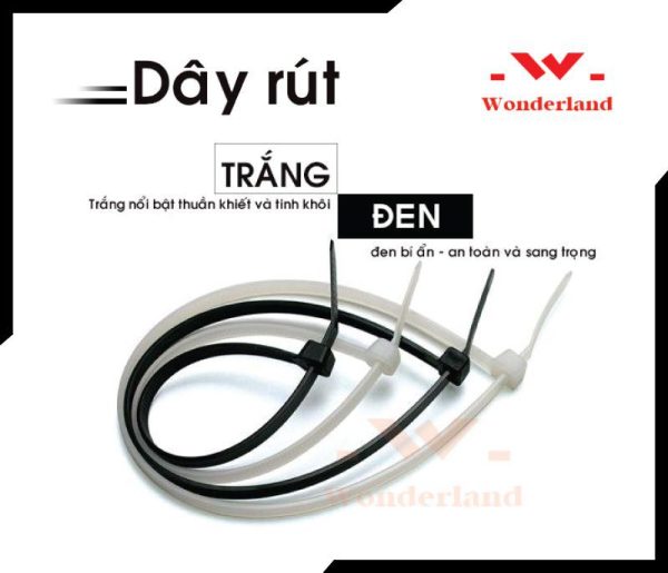 DÂY RÚT NHỰA ĐEN 4 x 200MM