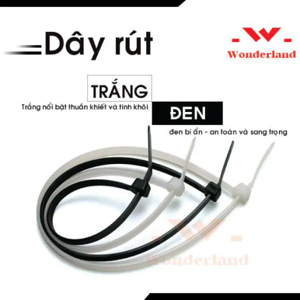 DÂY RÚT NHỰA ĐEN 4 x 200MM