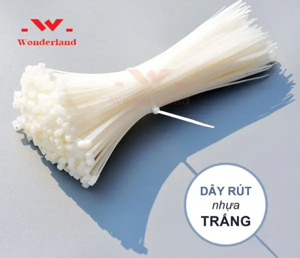 DÂY RÚT NHỰA TRẰNG 5 x 200MM