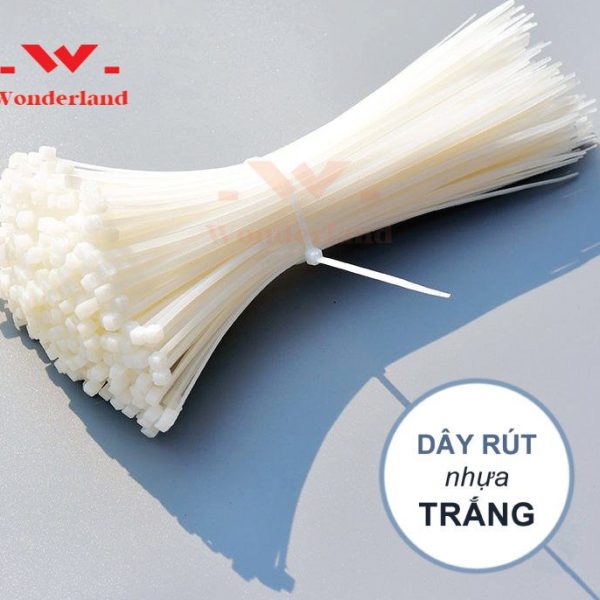 DÂY RÚT NHỰA TRẰNG 5 x 200MM