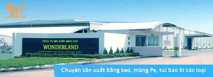 Nha may bang keo wonderland