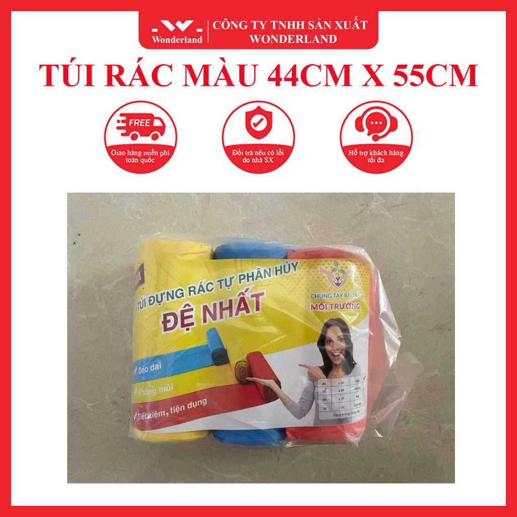 TÚI RÁC MÀU 44CM X 55CM