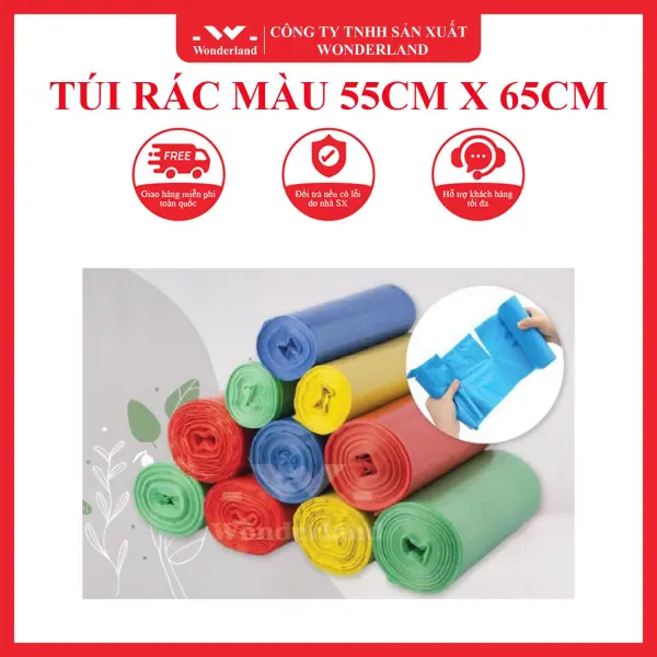 TÚI RÁC MÀU 55CM X 65CM WONDERLAND