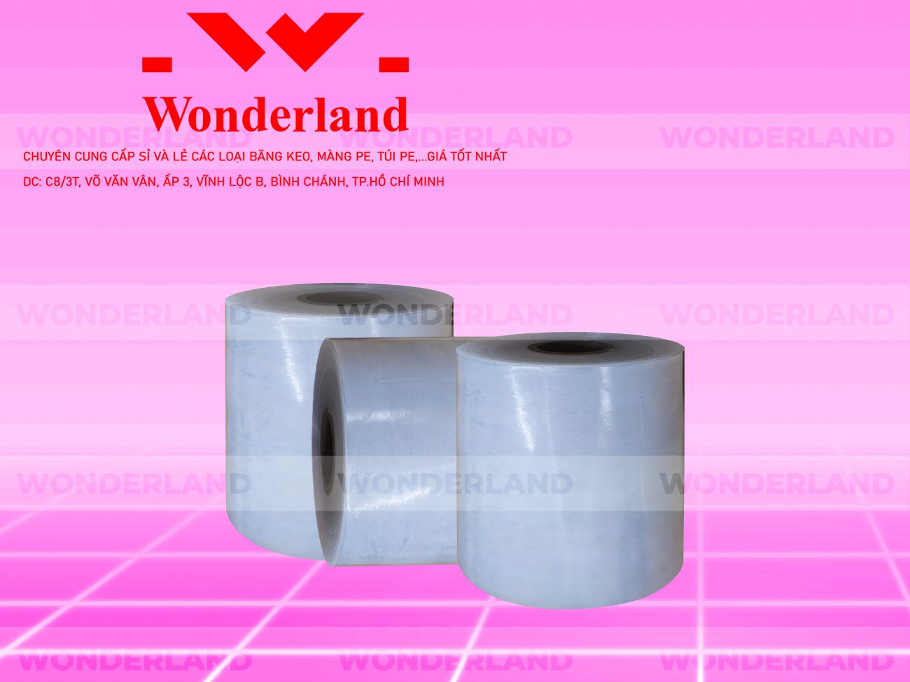 MÀNG PE TRẮNG 13.2KG LÕI 1.2KG WONDERLAND GIÁ CẠNH TRANH