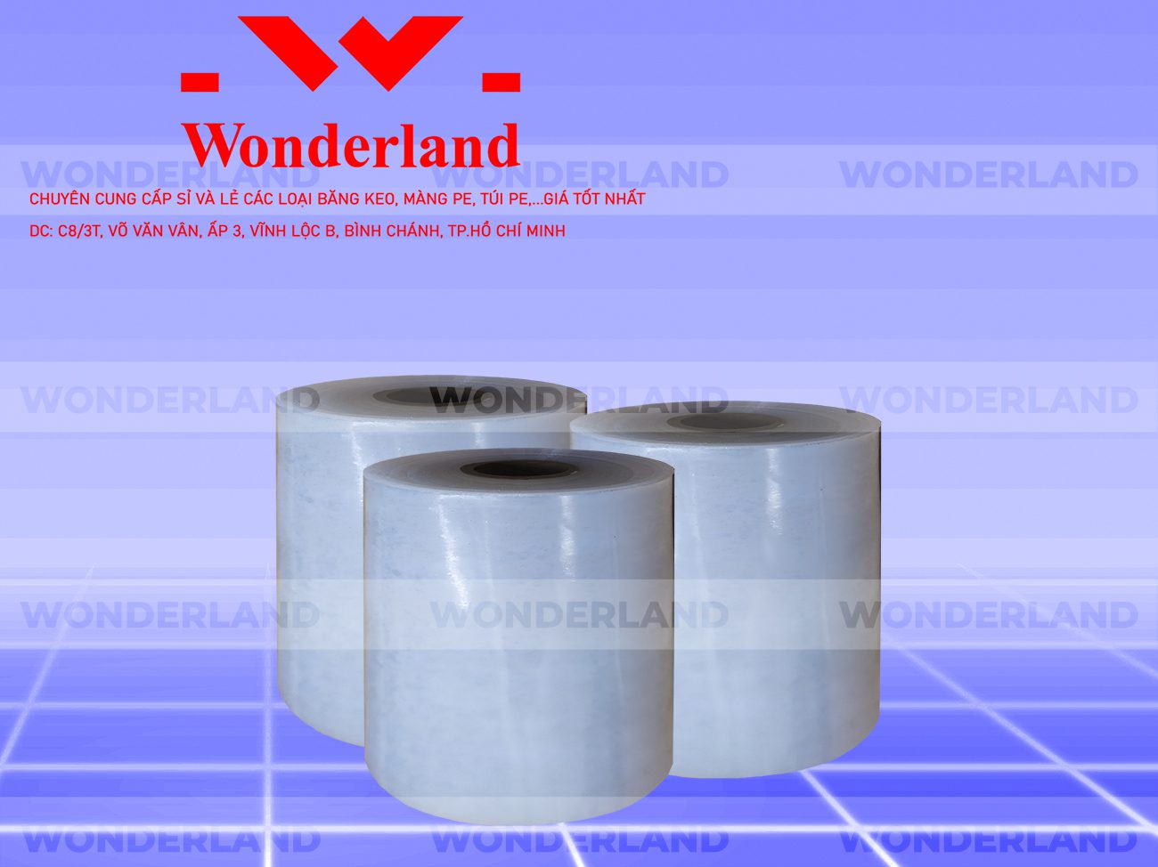 MÀNG PE TRẮNG 13.3KG LÕI 1.2KG WONDERLAND GIÁ CẠNH TRANH