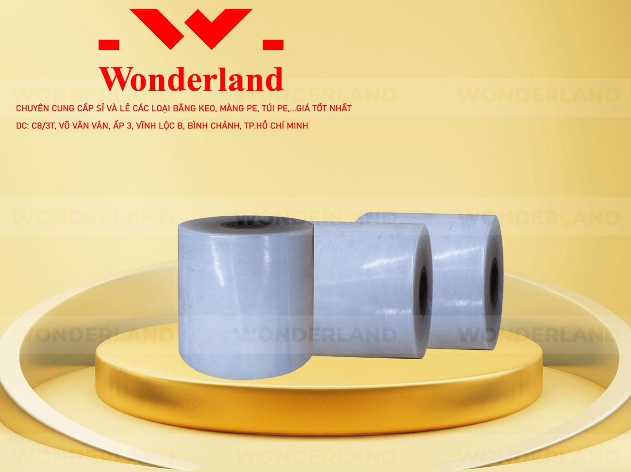 MÀNG PE TRẮNG 13.5KG LÕI 1.2KG WONDERLAND GIÁ CẠNH TRANH