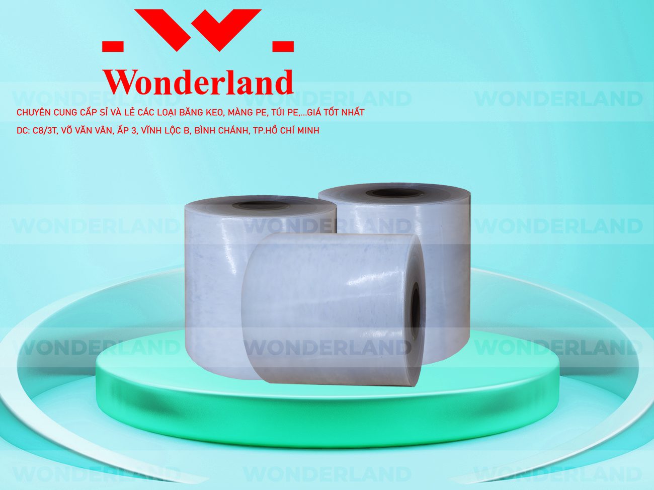 MÀNG PE TRẮNG 13.7KG LÕI 1.2KG WONDERLAND GIÁ CẠNH TRANH