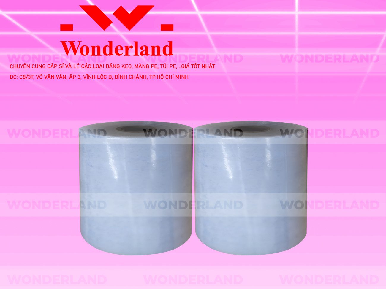MÀNG PE TRẮNG 16.3KG CHẤT LƯỢNG CAO TẠI CÔNG TY WONDERLAND