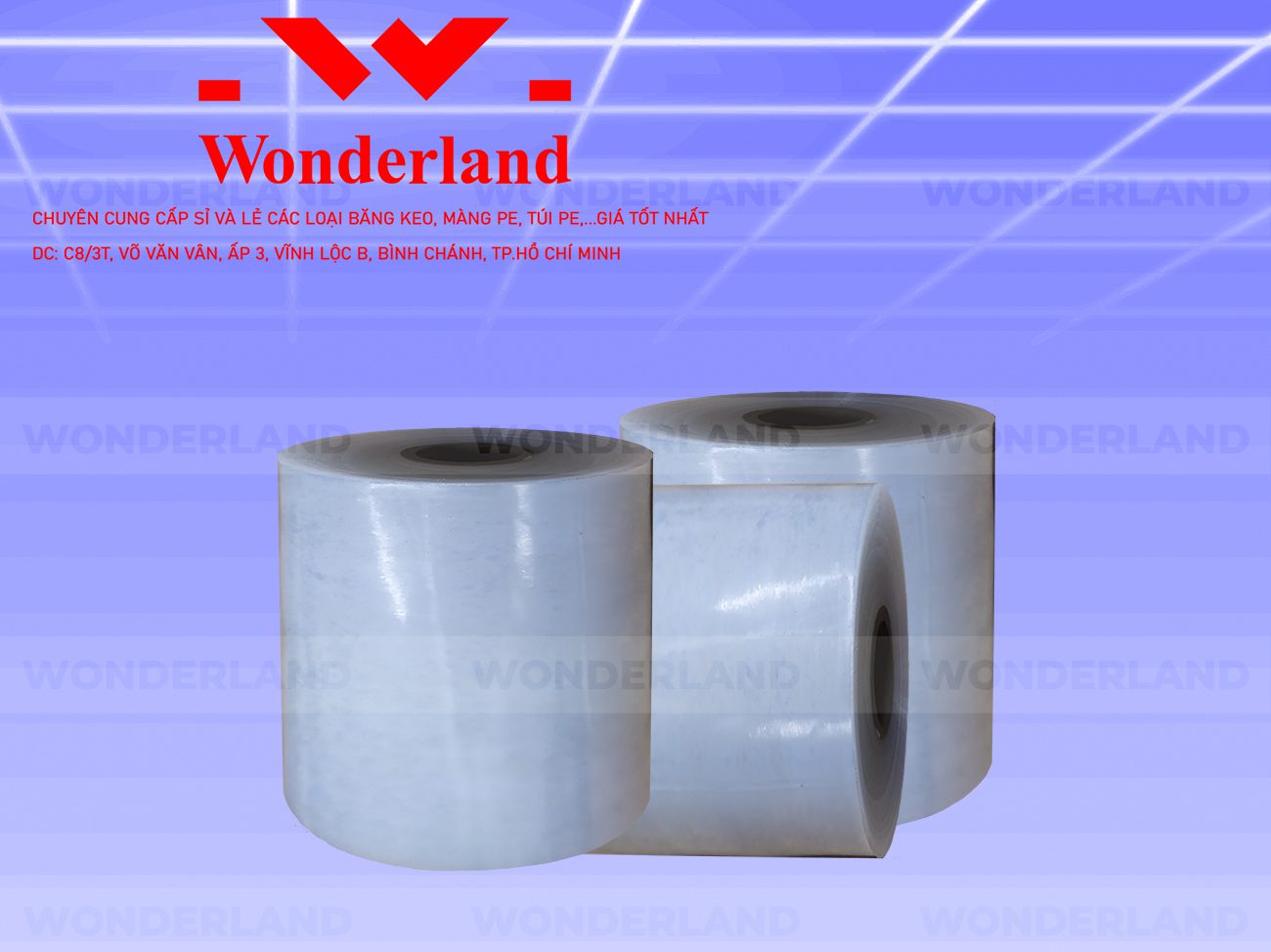 MÀNG PE TRẮNG 16.4KG CHẤT LƯỢNG CAO WONDERLAND GIÁ SỈ TỐT NHẤT