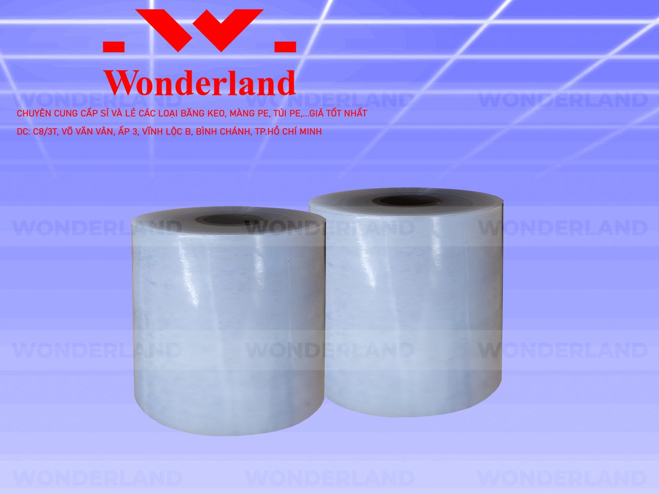 MÀNG PE TRẮNG 16.4KG CHẤT LƯỢNG CAO WONDERLAND