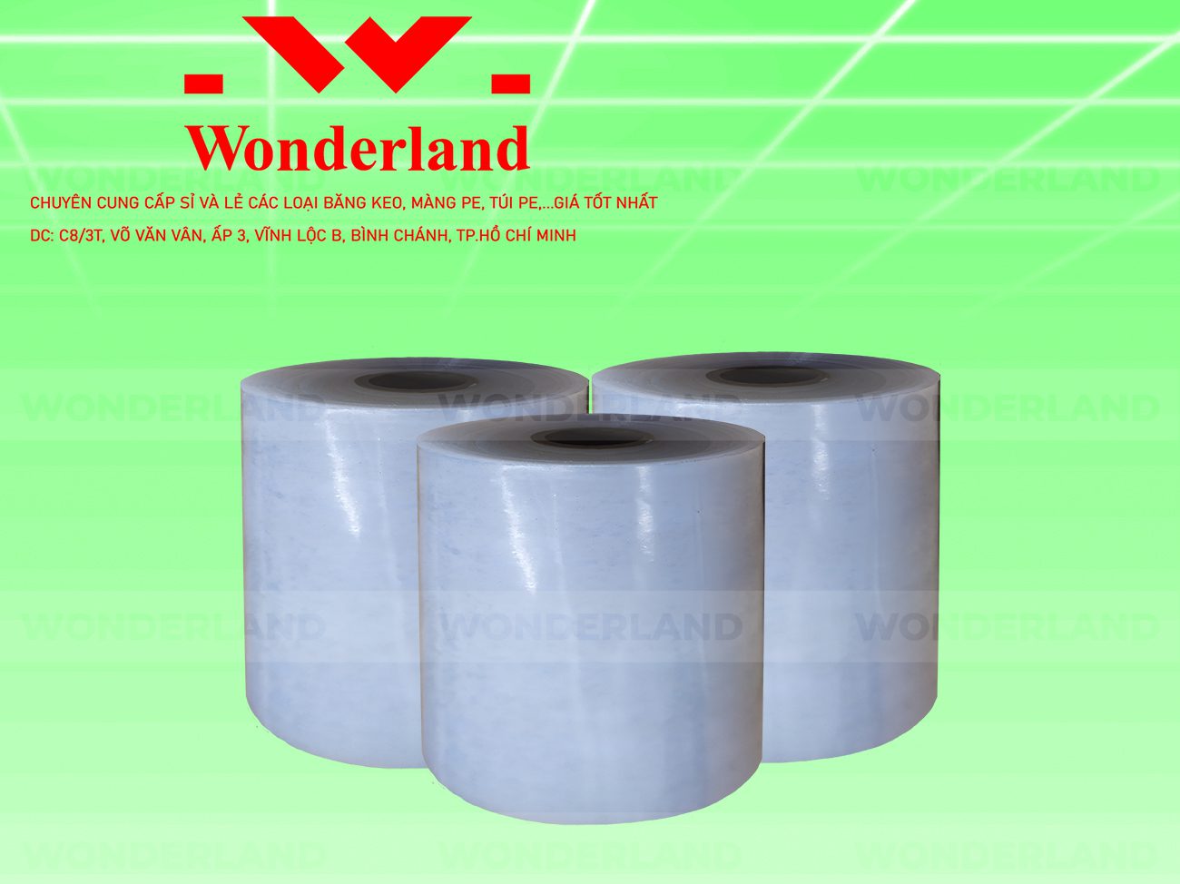 MÀNG PE TRẮNG 16.5KG CHẤT LƯỢNG CAO WONDERLAND GIÁ SỈ TỐT NHẤT