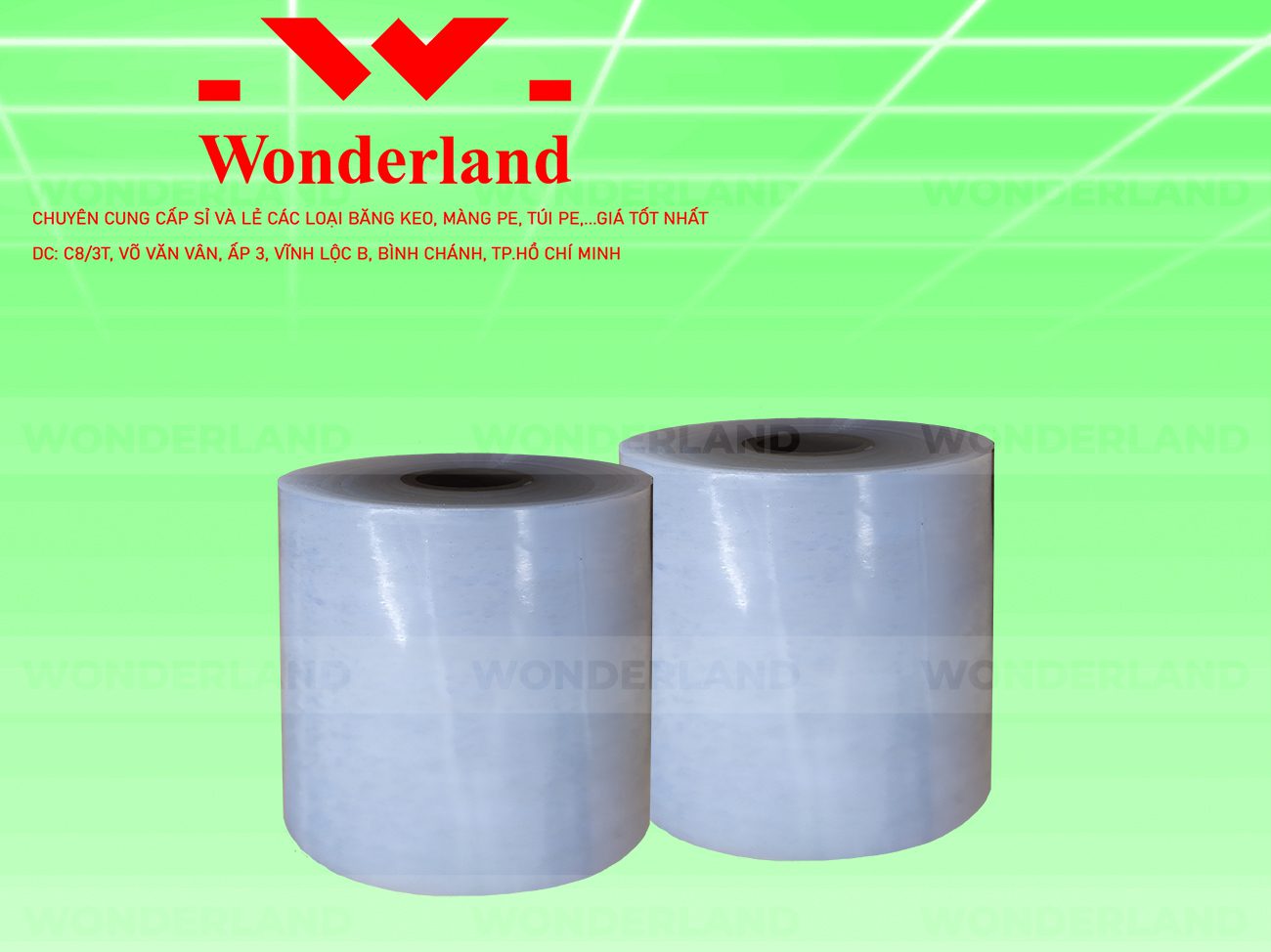 MÀNG PE TRẮNG 16.5KG CHẤT LƯỢNG CAO WONDERLAND