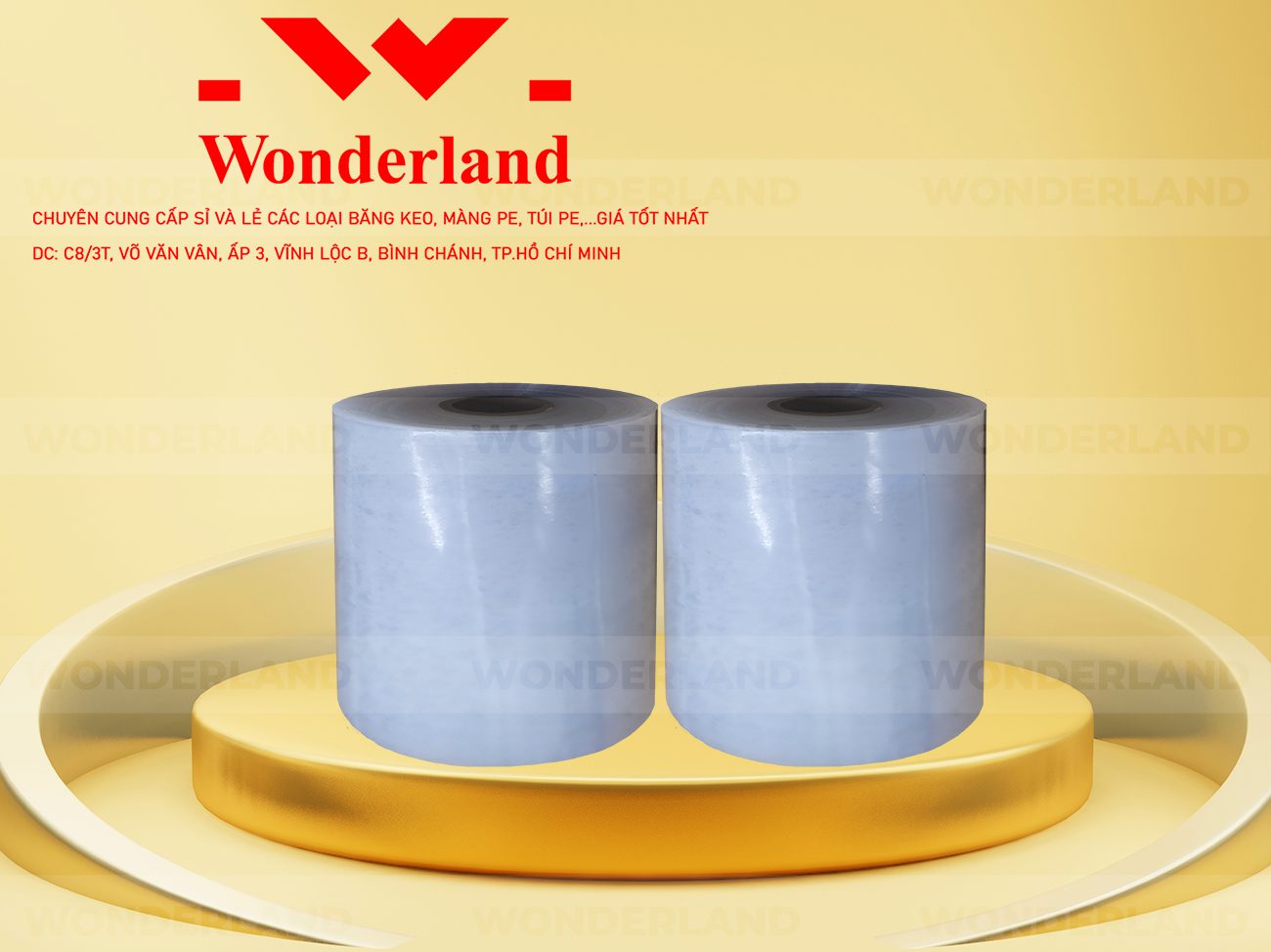 MÀNG PE TRẮNG 16.6KG CHẤT LƯỢNG CAO WONDERLAND