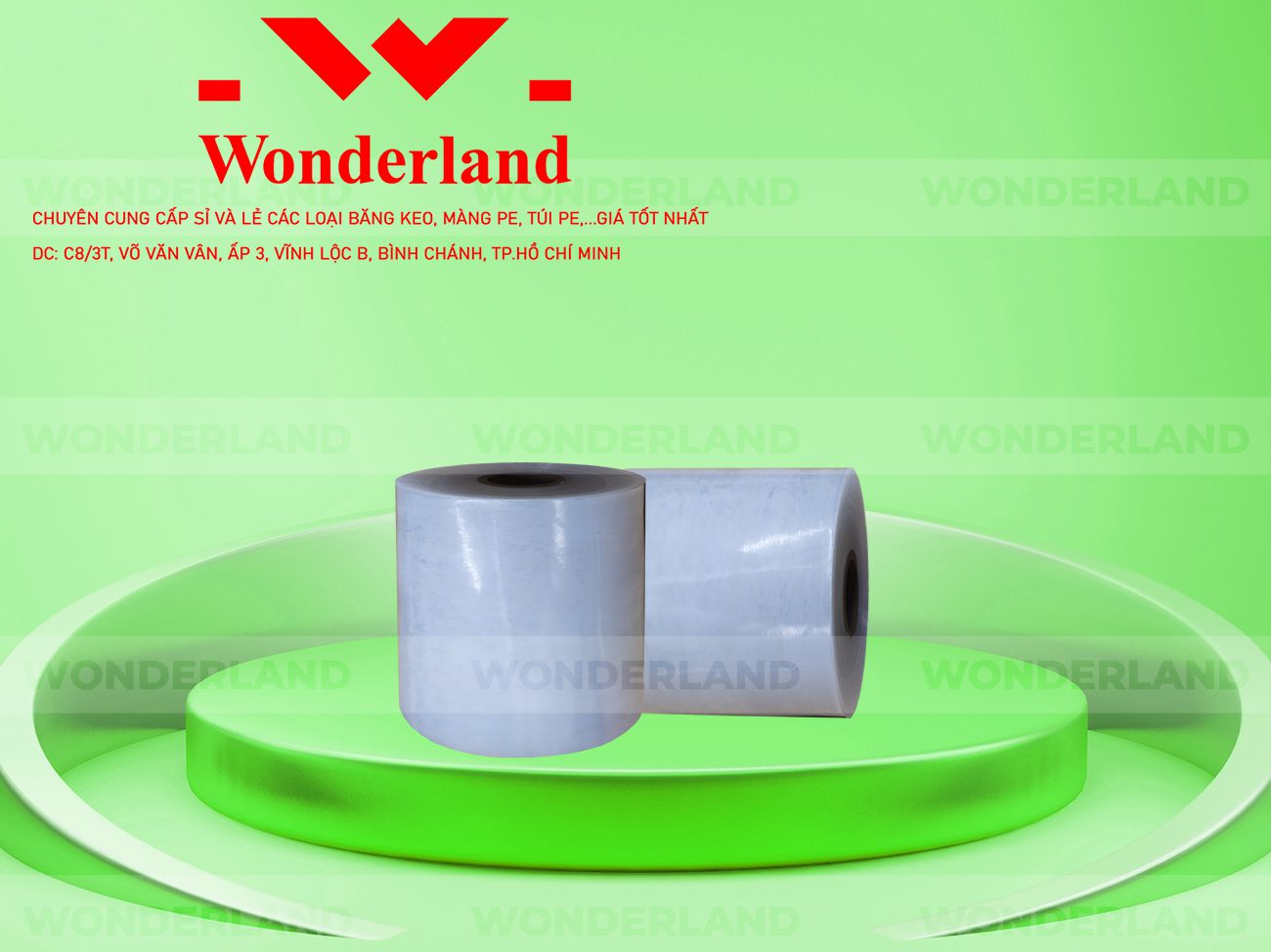 MÀNG PE TRẮNG 16.7KG CHẤT LƯỢNG CAO WONDERLAND