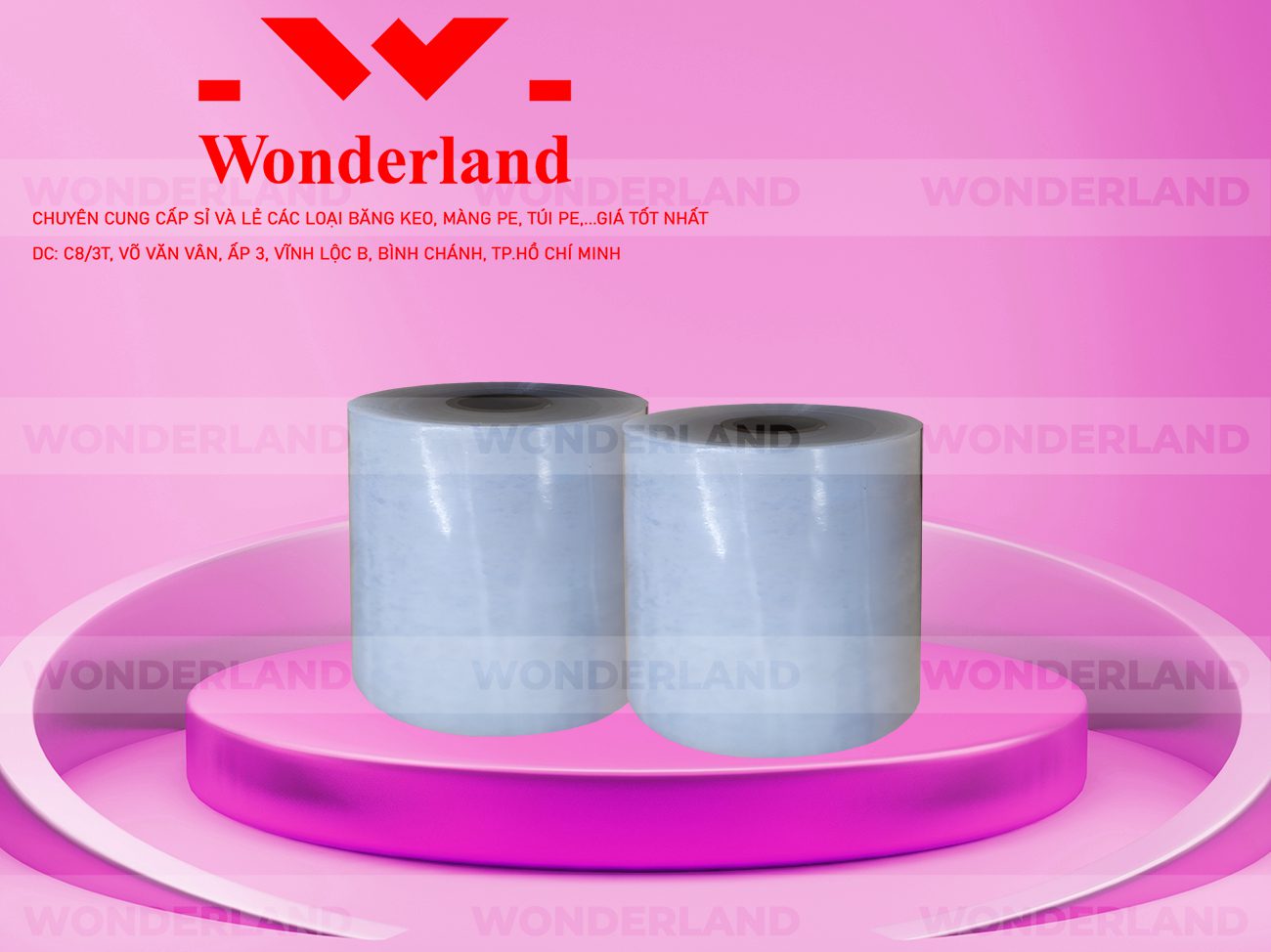 MÀNG PE TRẮNG 16.9KG CHẤT LƯỢNG CAO WONDERLAND