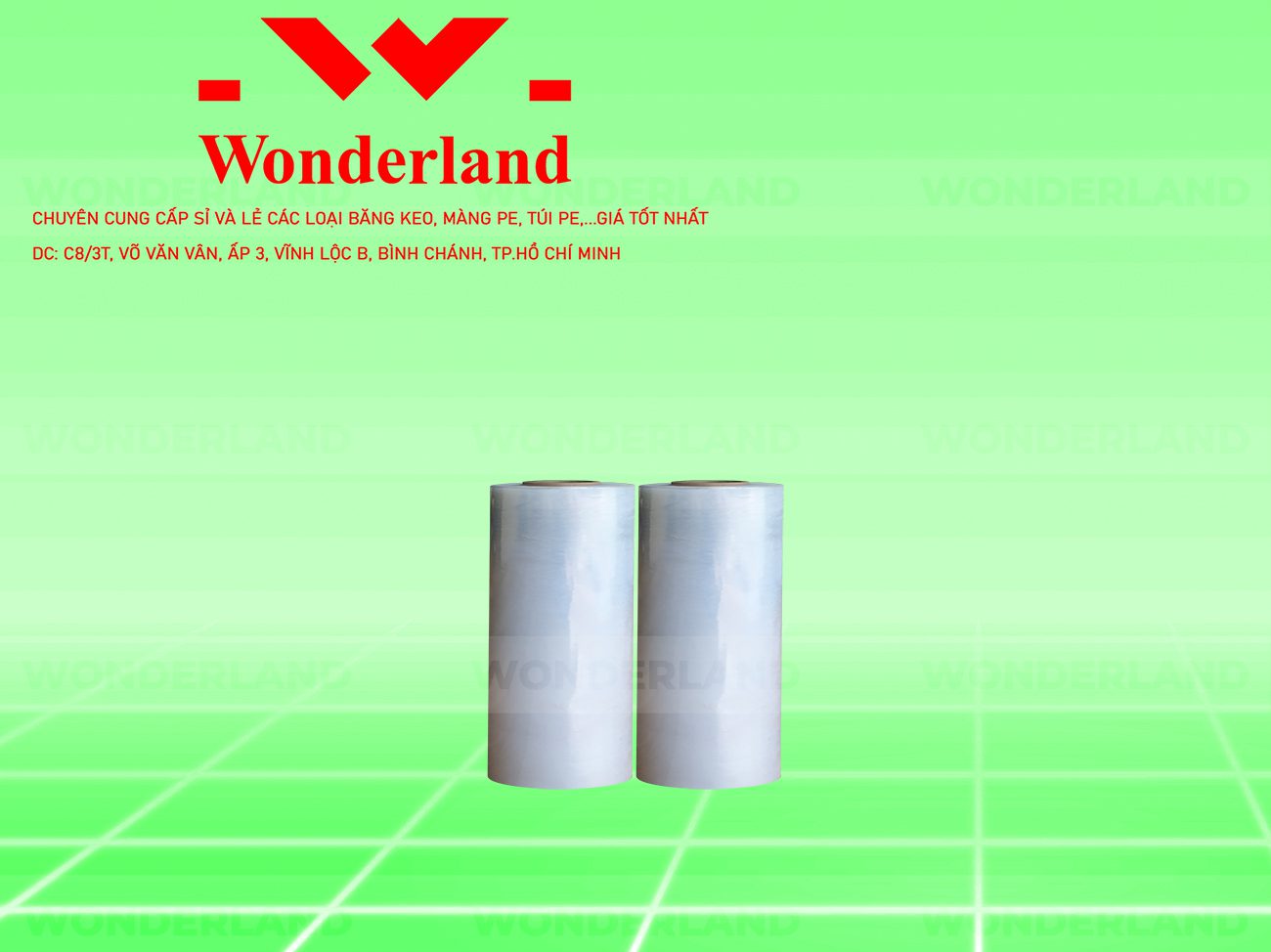 MÀNG PE TRẮNG 30CM x 1KG CHẤT LƯỢNG TẠI WONDERLAND