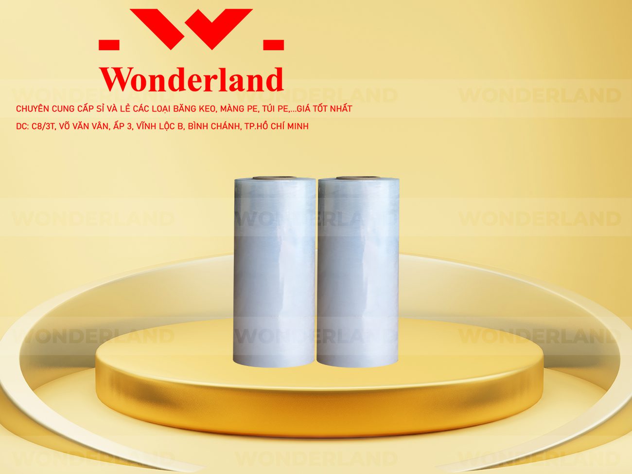 MÀNG PE TRẮNG 35CM x 1.2KG CHẤT LƯỢNG TẠI WONDERLAND