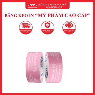 BĂNG KEO IN MỸ PHẨM CAO CẤP WONDERLAND
