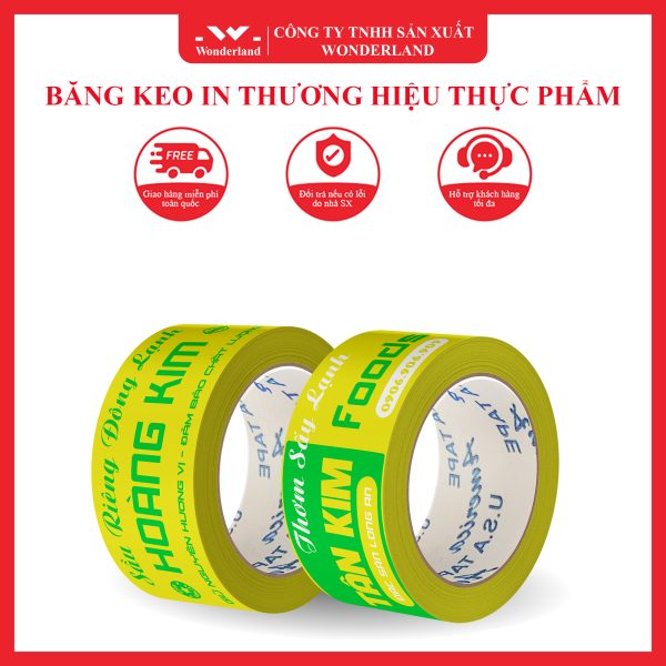 BĂNG KEO IN THƯƠNG HIỆU THỰC PHẨM CHẤT LƯỢNG