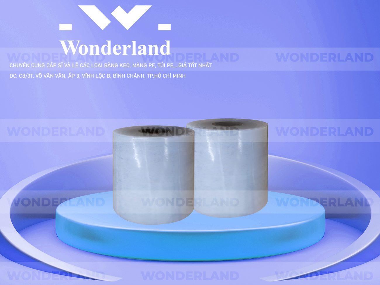 MÀNG PE TRẮNG 13.9KG LÕI 1.2KG CHẤT LƯỢNG TẠI WONDERLAND