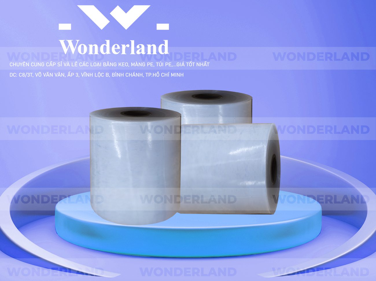 MÀNG PE TRẮNG 17.0KG LÕI 1.2KG GIÁ SỈ TỐT NHẤT TẠI WONDERLAND