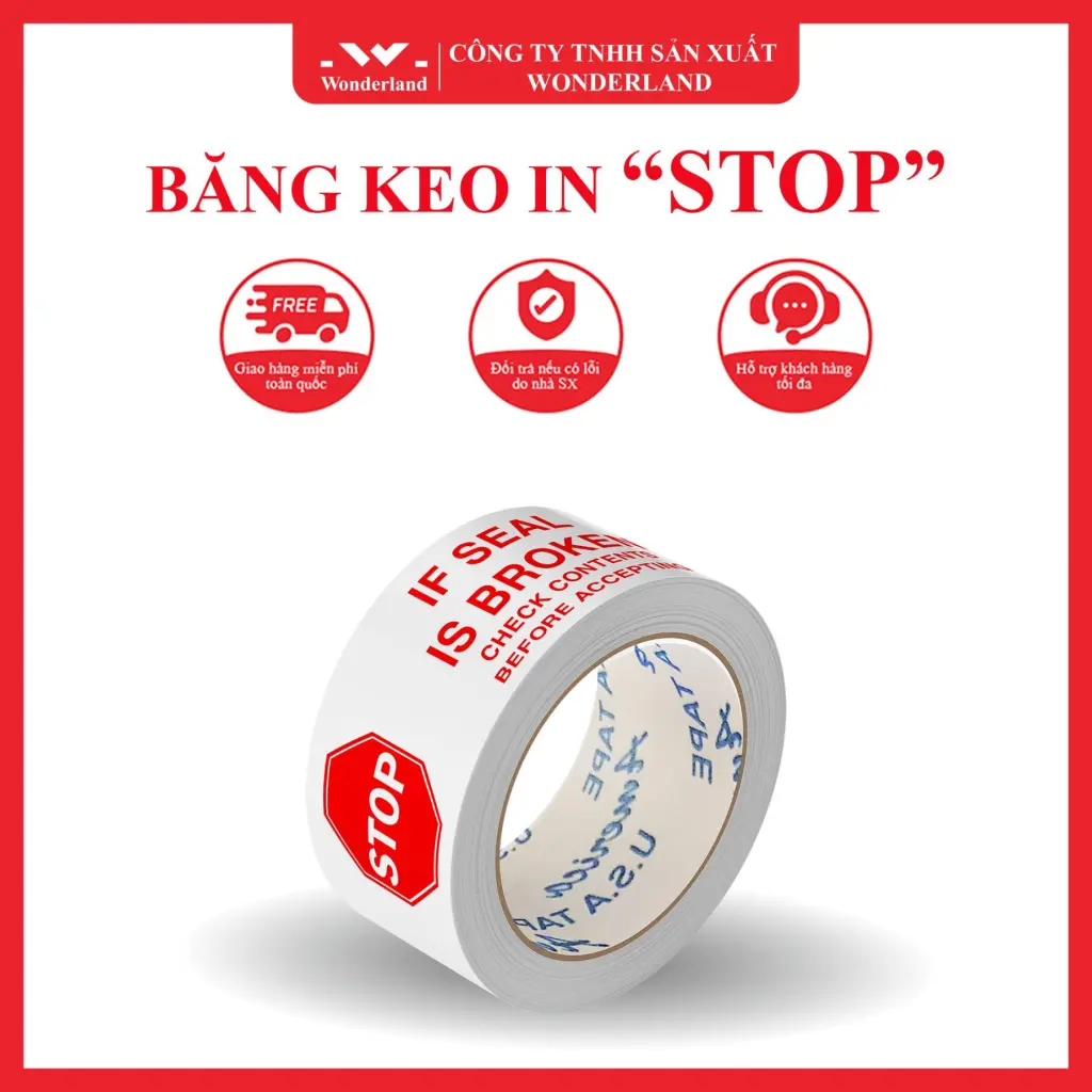 BĂNG KEO IN CHỮ CẢNH BÁO STOP