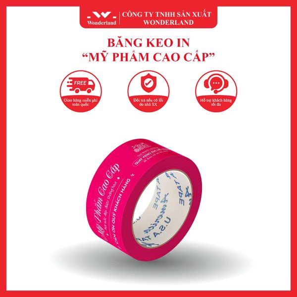 BĂNG KEO IN MỸ PHẨM CAO CẤP 2