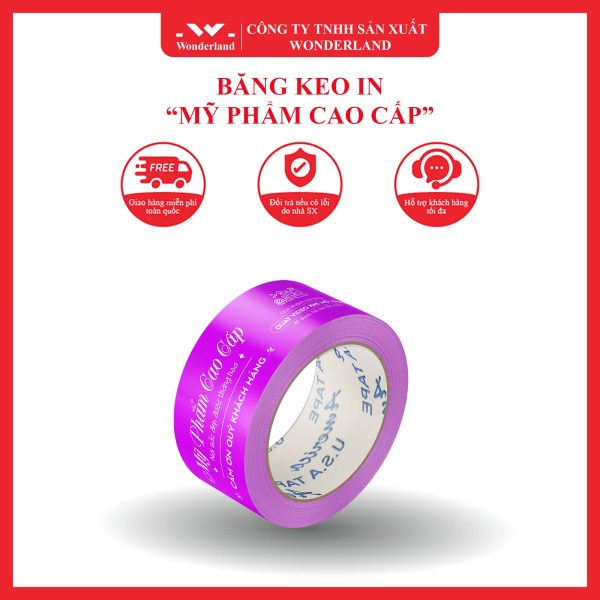 BĂNG KEO IN MỸ PHẨM CAO CẤP 3