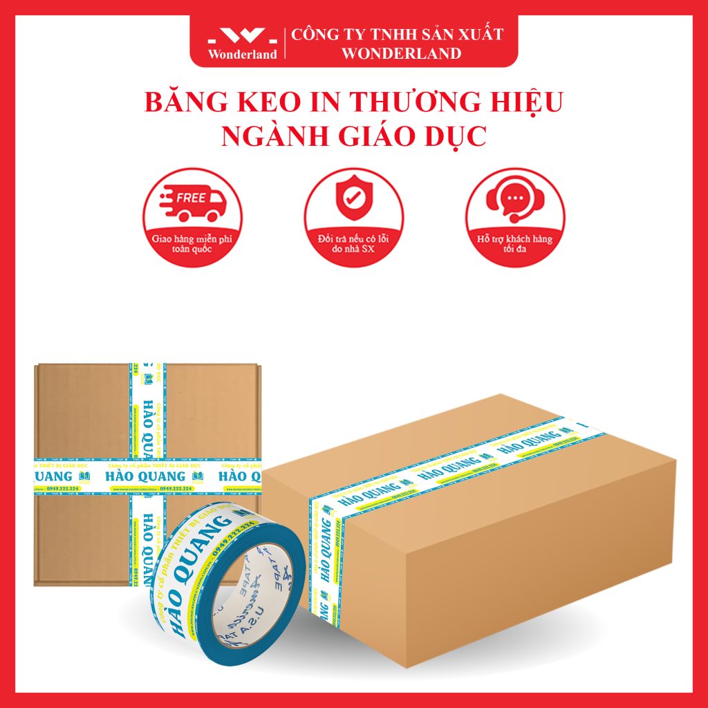 BĂNG KEO IN LOGO/THƯƠNG HIỆU NGÀNH GIÁO DỤC
