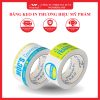 BĂNG KEO IN THƯƠNG HIỆU MỸ PHẨM SIZE 48MM NỀN TRẮNG SỮA IN 2 MÀU XANH DA TRỜI & VÀNG (MẪU 01) WONDERLAND