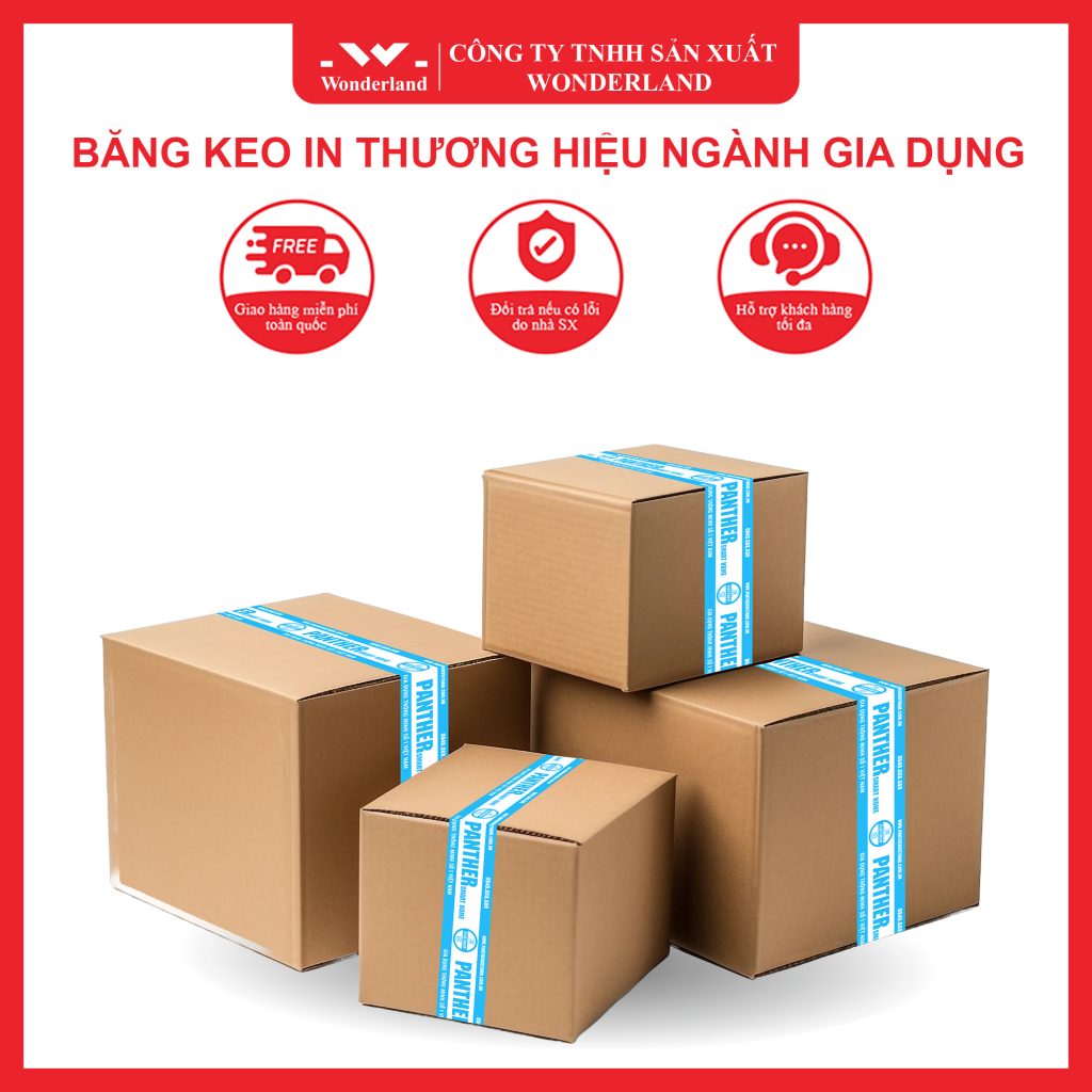 BĂNG KEO IN THƯƠNG HIỆU NGÀNH ĐỒ GIA DỤNG