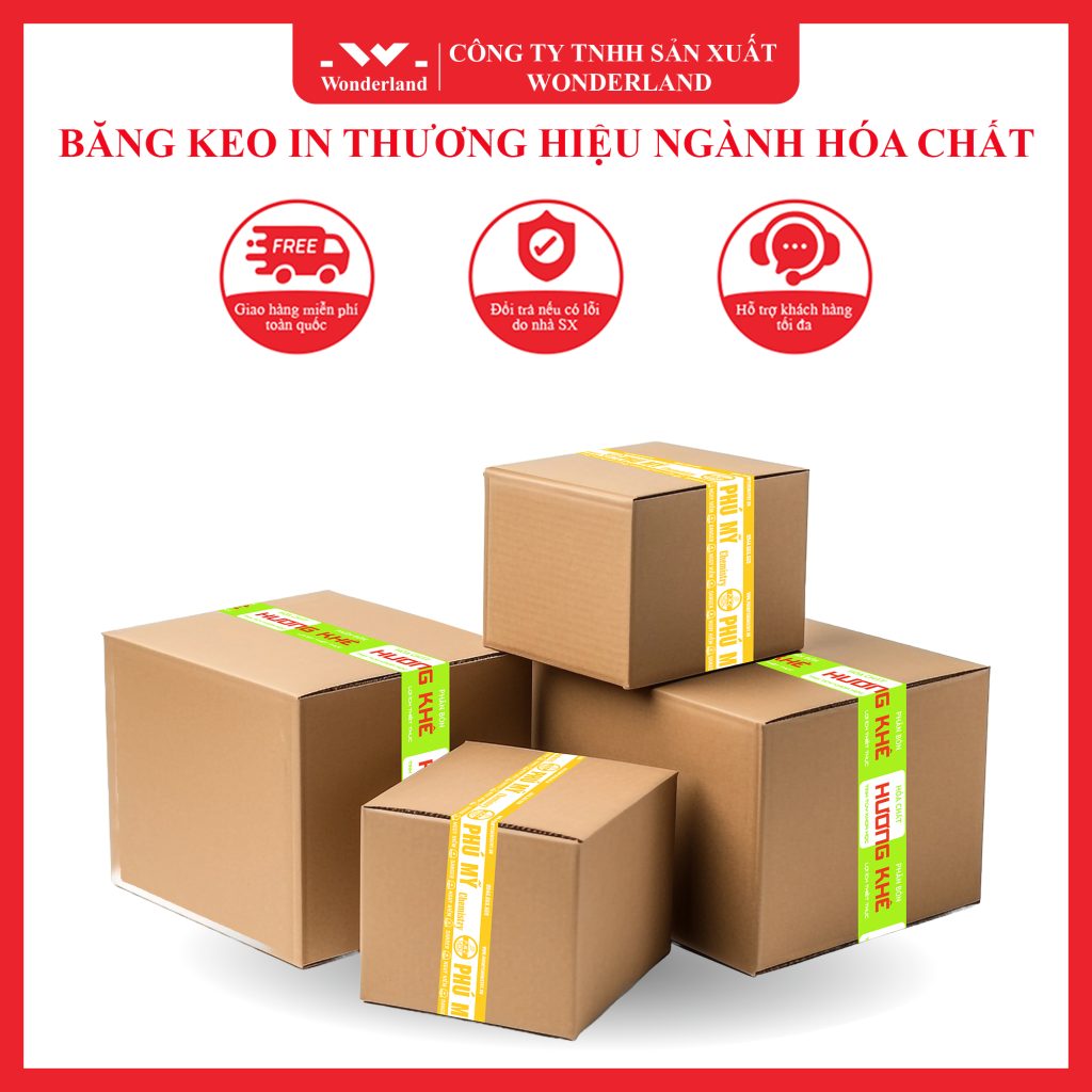 BĂNG KEO IN THƯƠNG HIỆU NGÀNH HÓA CHẤT