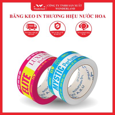 BĂNG KEO IN THƯƠNG HIỆU NGÀNH NƯỚC HOA WONDERLAND