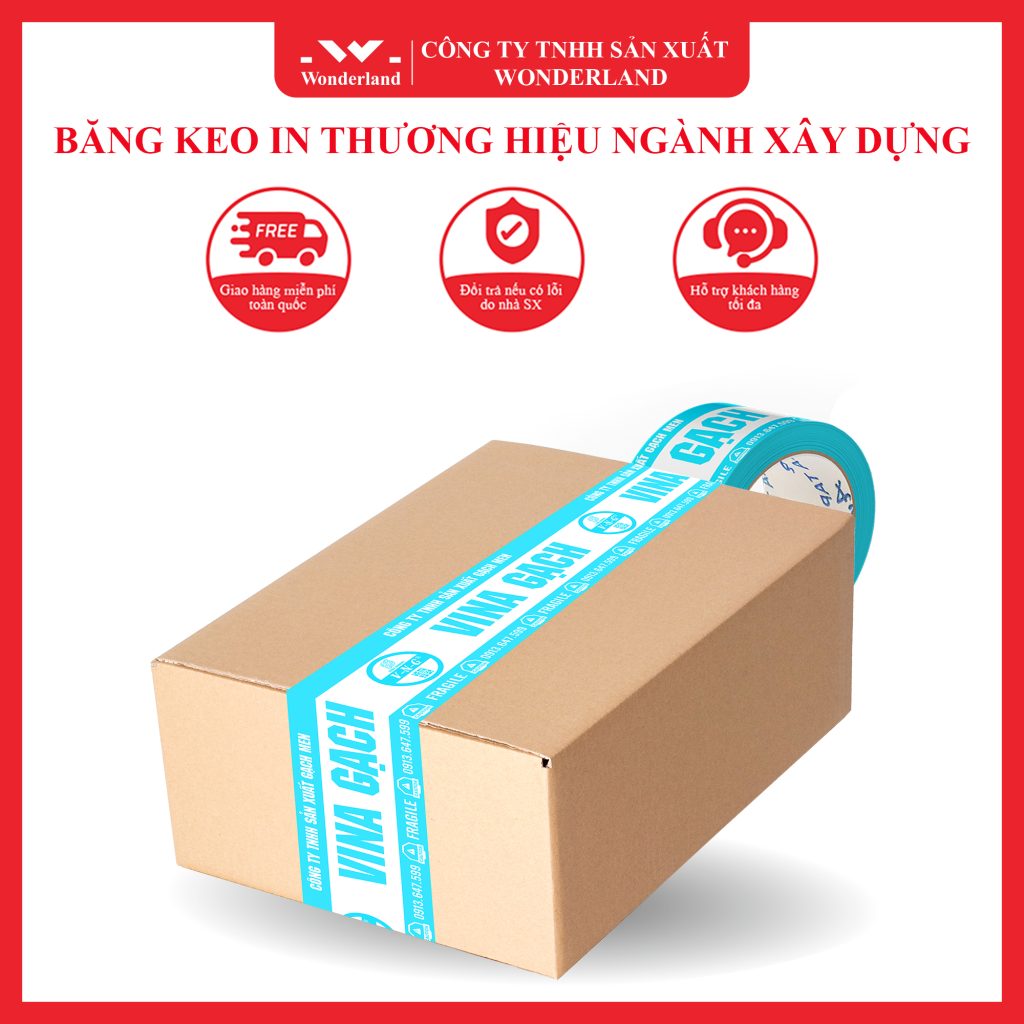 BĂNG KEO IN THƯƠNG HIỆU NGÀNH XÂY DỰNG