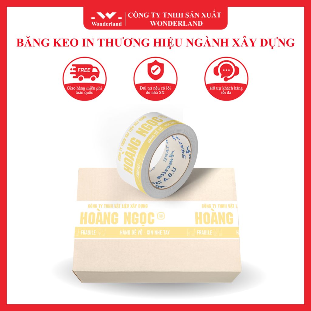 BĂNG KEO IN THƯƠNG HIỆU NGÀNH XÂY DỰNG CHẤT LƯỢNG