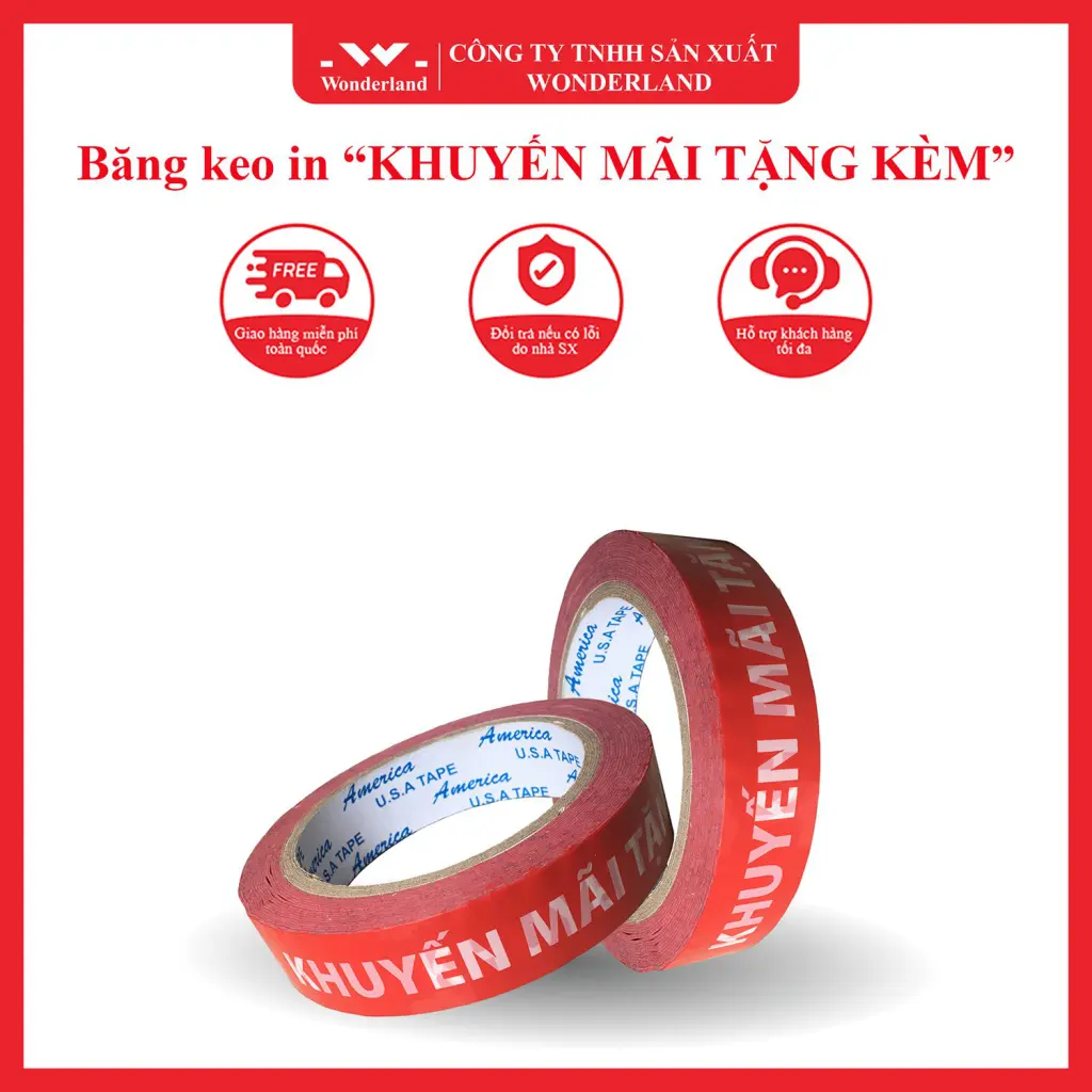 BĂNG KEO IN KHUYẾN MÃI TẶNG KÈM MÀU SẮC PHONG THỦY