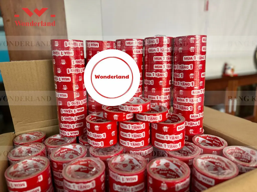 MUA SẮM BĂNG KEO IN MUA 1 TẶNG 1 GIÁ SỈ TỐT NHẤT TẠI CÔNG TY WONDERLAND