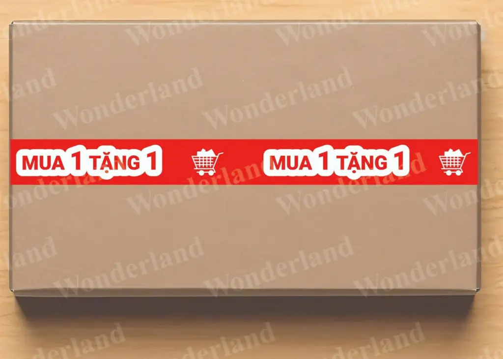 SỬ DỤNG BĂNG KEO IN "MUA 1 TẶNG 1" MANG ĐẾN NHIỀU LỢI ÍCH TUYỆT VỜI CHO DOANH NGHIỆP