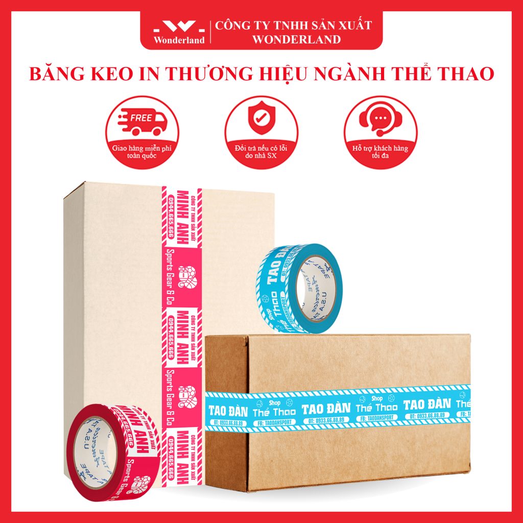 BĂNG KEO IN THƯƠNG HIỆU NGÀNH THỂ THAO