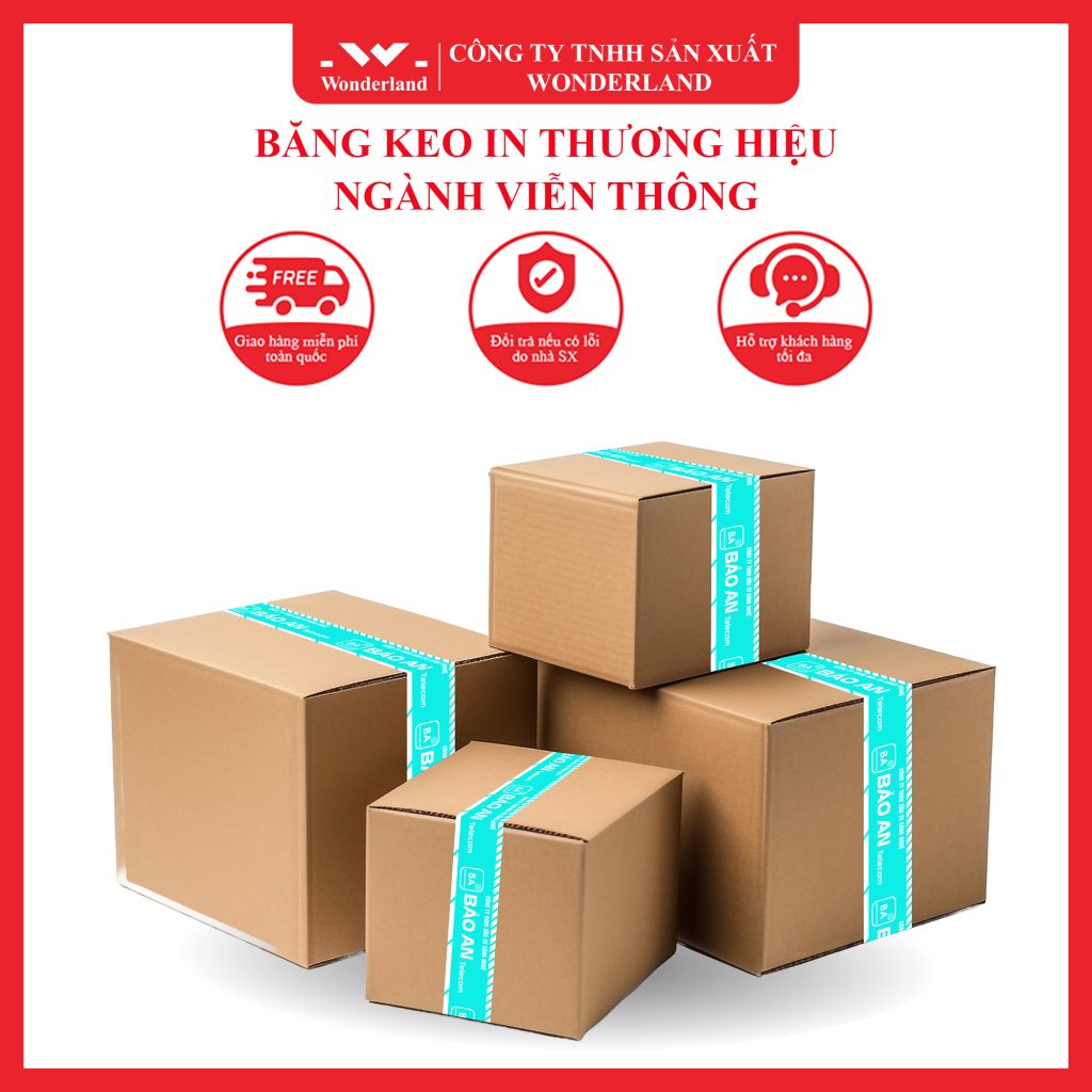BĂNG KEO IN THƯƠNG HIỆU NGÀNH VIỄN THÔNG GIÁ SỈ TỐT NHẤT TẠI WONDERLAND