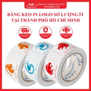 BĂNG KEO IN LOGO SỐ LƯỢNG ÍT TẠI THÀNH PHỐ HỒ CHÍ MINH