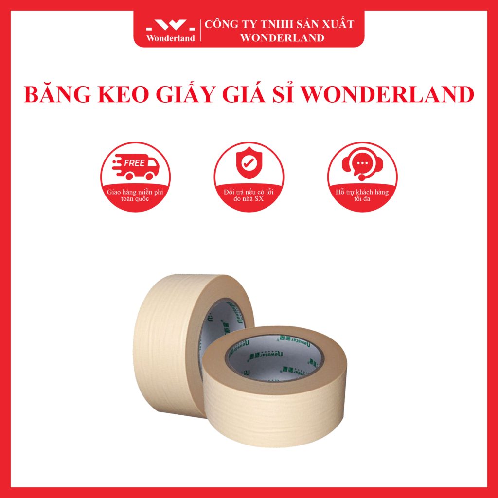 BĂNG KEO GIẤY NHĂN CHẤT LƯỢNG CAO WONDERLAND