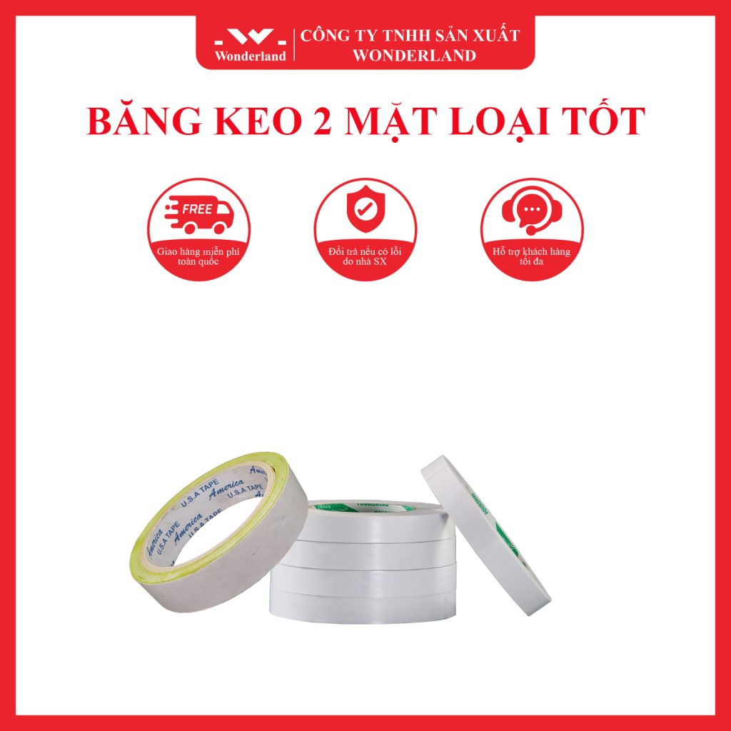 BĂNG KEO 2 MẶT LOẠI TỐT