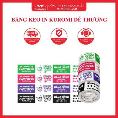 BĂNG KEO IN KUROMI DỄ THƯƠNG