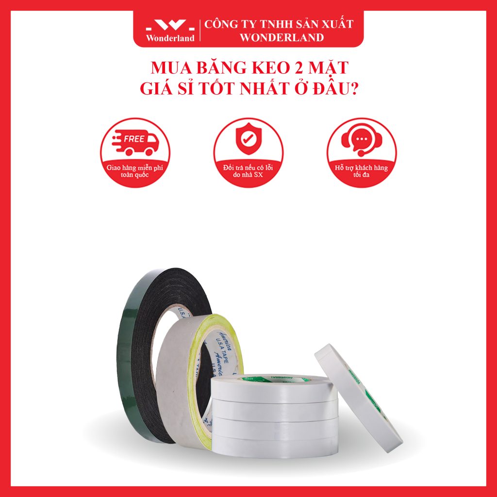 MUA BĂNG KEO 2 MẶT GIÁ SỈ TỐT NHẤT Ở ĐÂU