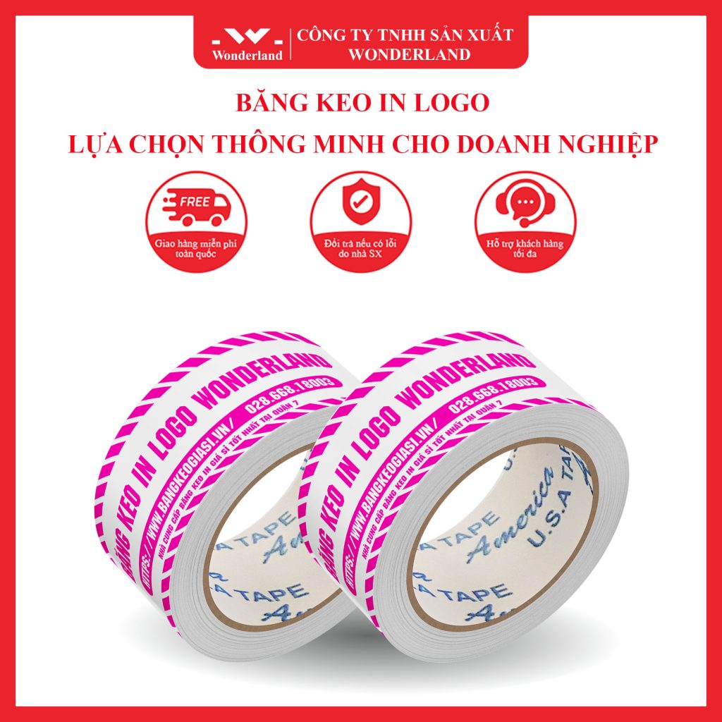 BĂNG KEO IN LOGO - LỰA CHỌN THÔNG MINH CHO DOANH NGHIỆP