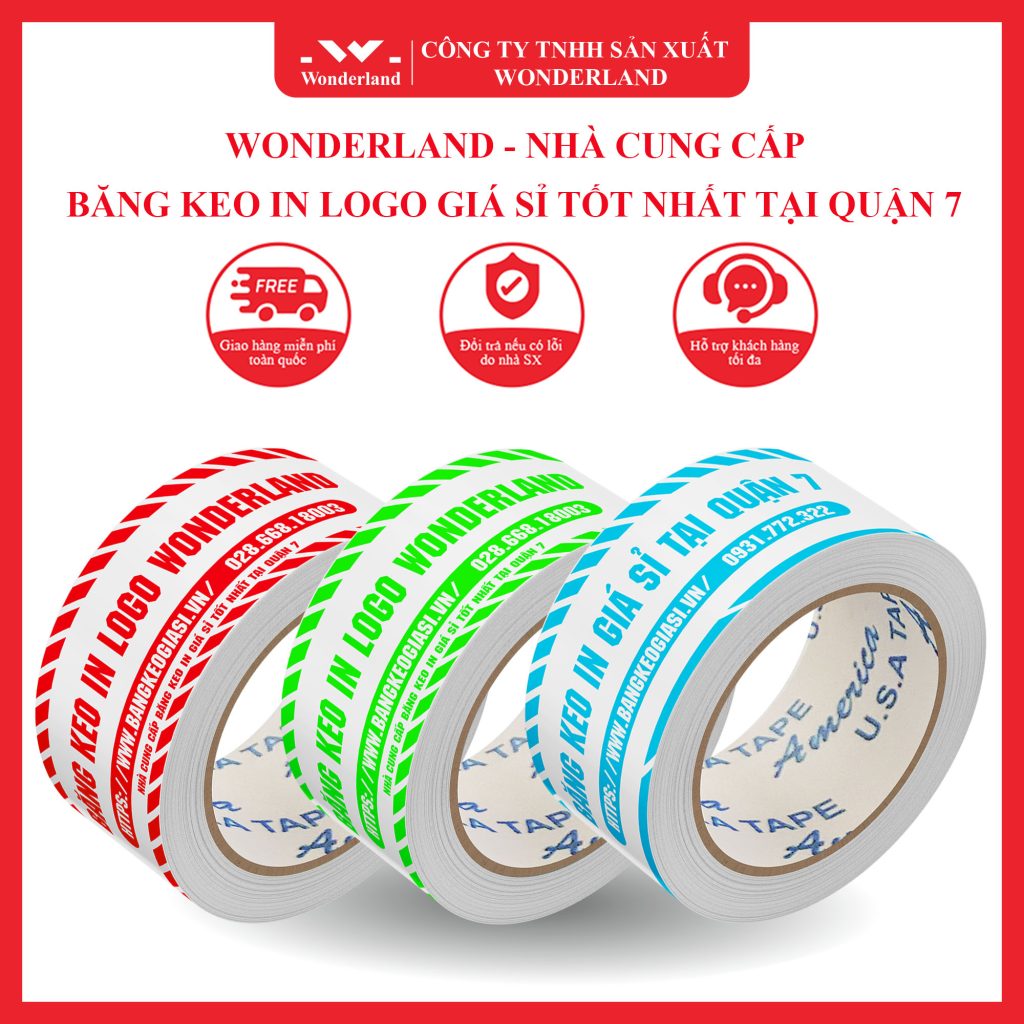 CUNG CẤP BĂNG KEO IN LOGO GIÁ SỈ TỐT NHẤT TẠI QUẬN 7
