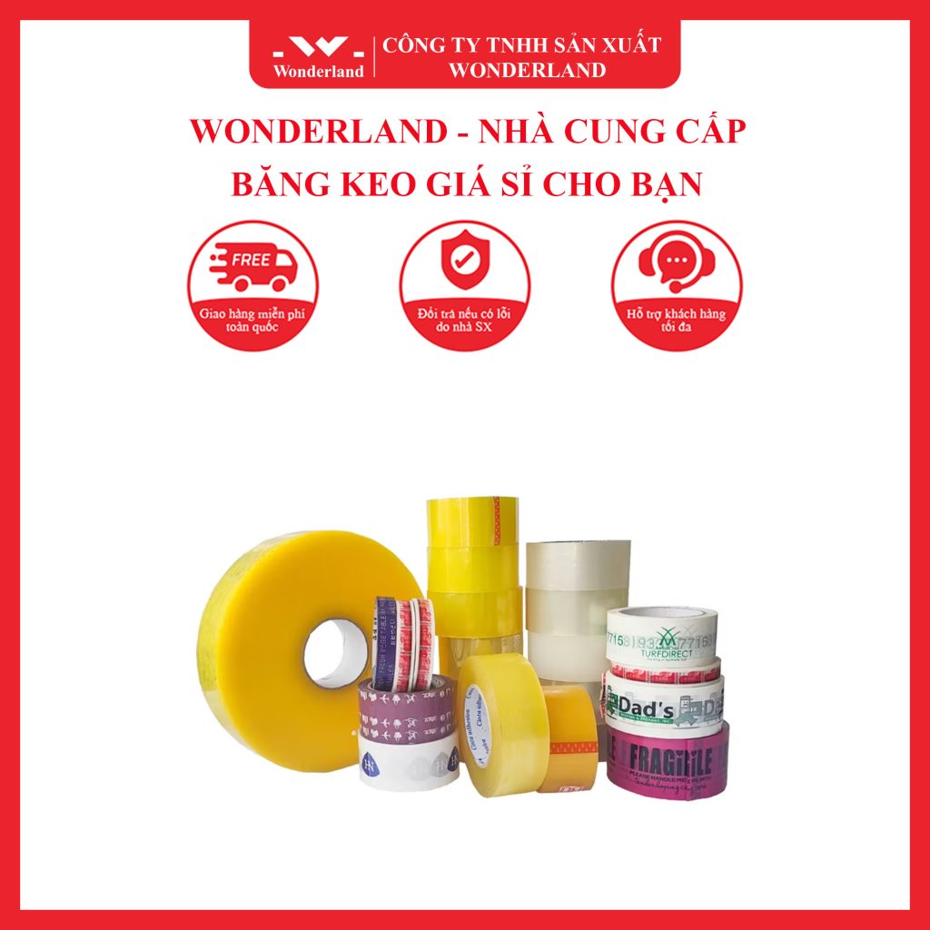 WONDERLAND - NHÀ CUNG CẤP BĂNG KEO GIÁ SỈ CHO BẠN