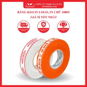 BĂNG KEO IN LOGO, IN CHỮ 1000Y GIÁ SỈ TỐT NHẤT