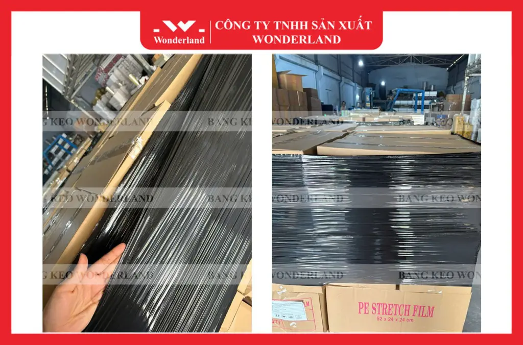 MÀNG PE MÀU ĐEN SIÊU DAI CỦA CÔNG TY WONDERLAND